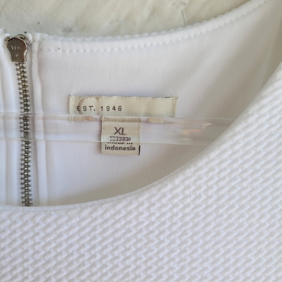 Cato White Fit and Flare Dress Size XL - Picture 3 of 6